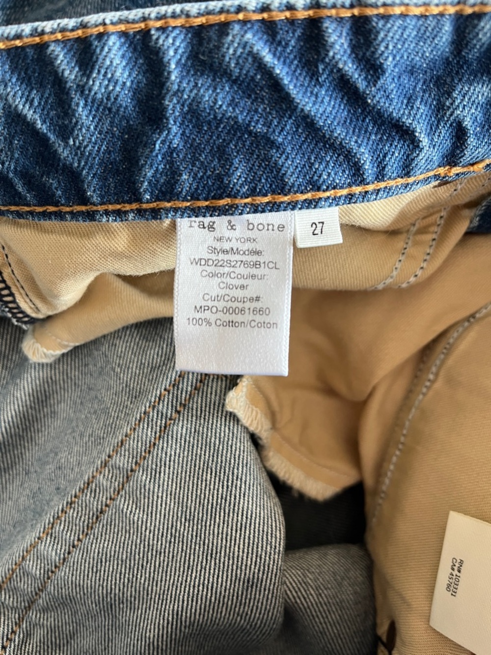 Rag & Bone Rosa Mid-Rise Boyfriend in Clover Sz 27 - Picture 8 of 16